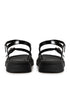 Sandalia Plana Negra Charol Chunky 3154039